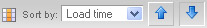 sort by load time