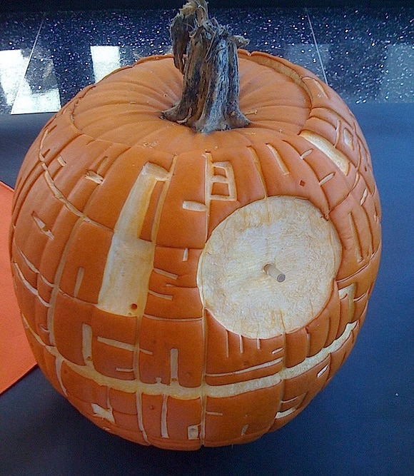 death star pumpkin