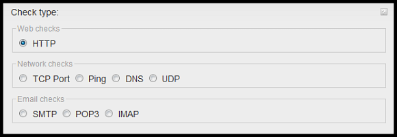 Pingdom check types for monitoring